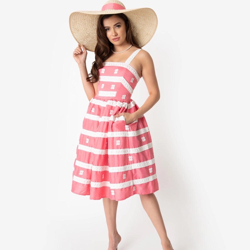 Unique Vintage x Barbie “Busy Morning” Sundress